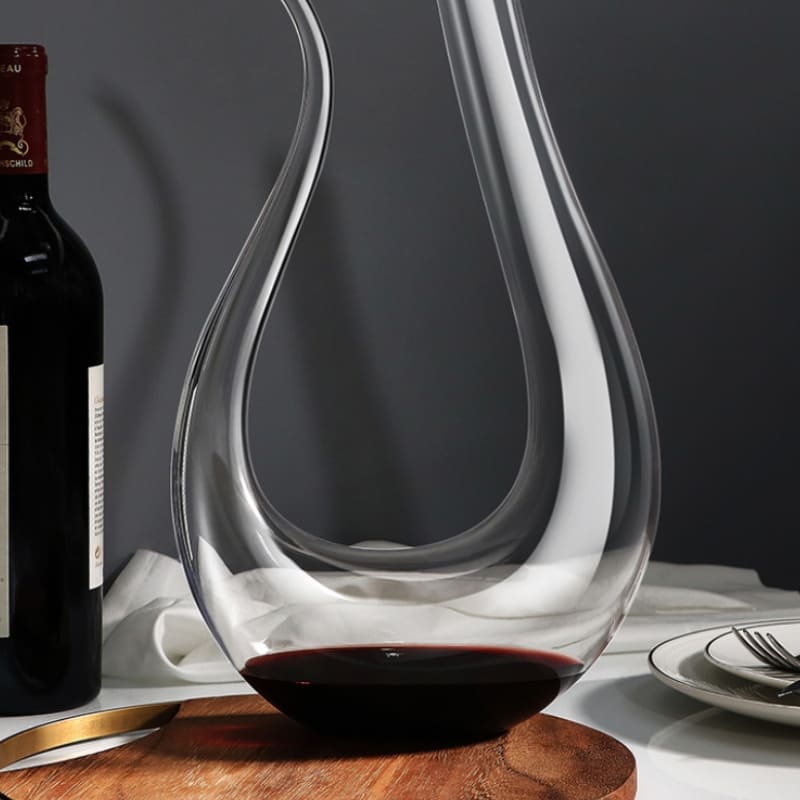 Decanter de Vinho Recipiente de Vidro Cisne Decantador Polihousi