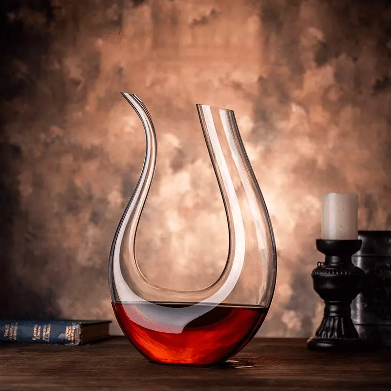 Decanter de Vinho Recipiente de Vidro Cisne Decantador Polihousi