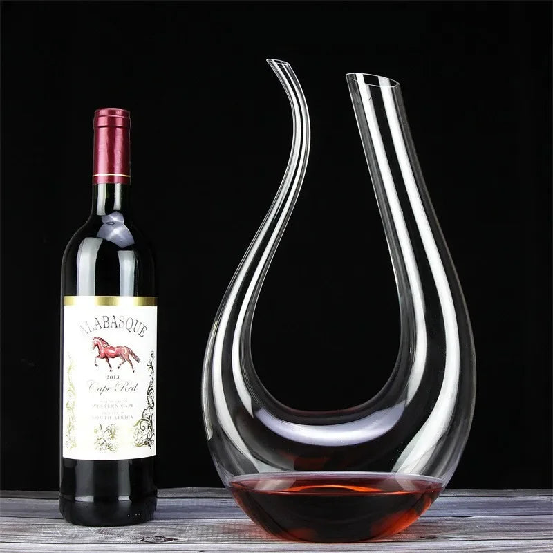 Decanter de Vinho Recipiente de Vidro Cisne Decantador Polihousi