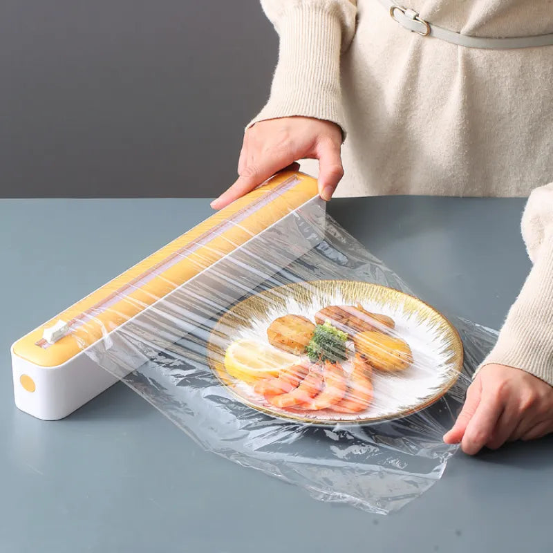 Suporte com Cortador para Plástico Filme Papel Alumínio ou Papel manteiga