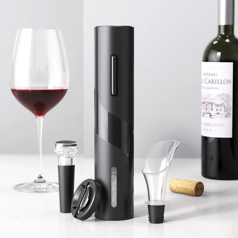 Abridor de Vinho Elétrico - Fresh GuardPro 4 em 1