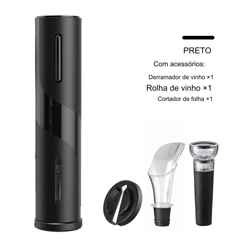 Abridor de Vinho Elétrico - Fresh GuardPro 4 em 1